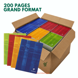Cahier Grand format 200 pages