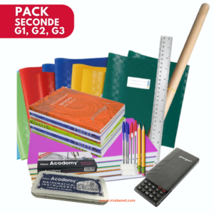 Pack Scolaire Seconde G1, G2 & G3