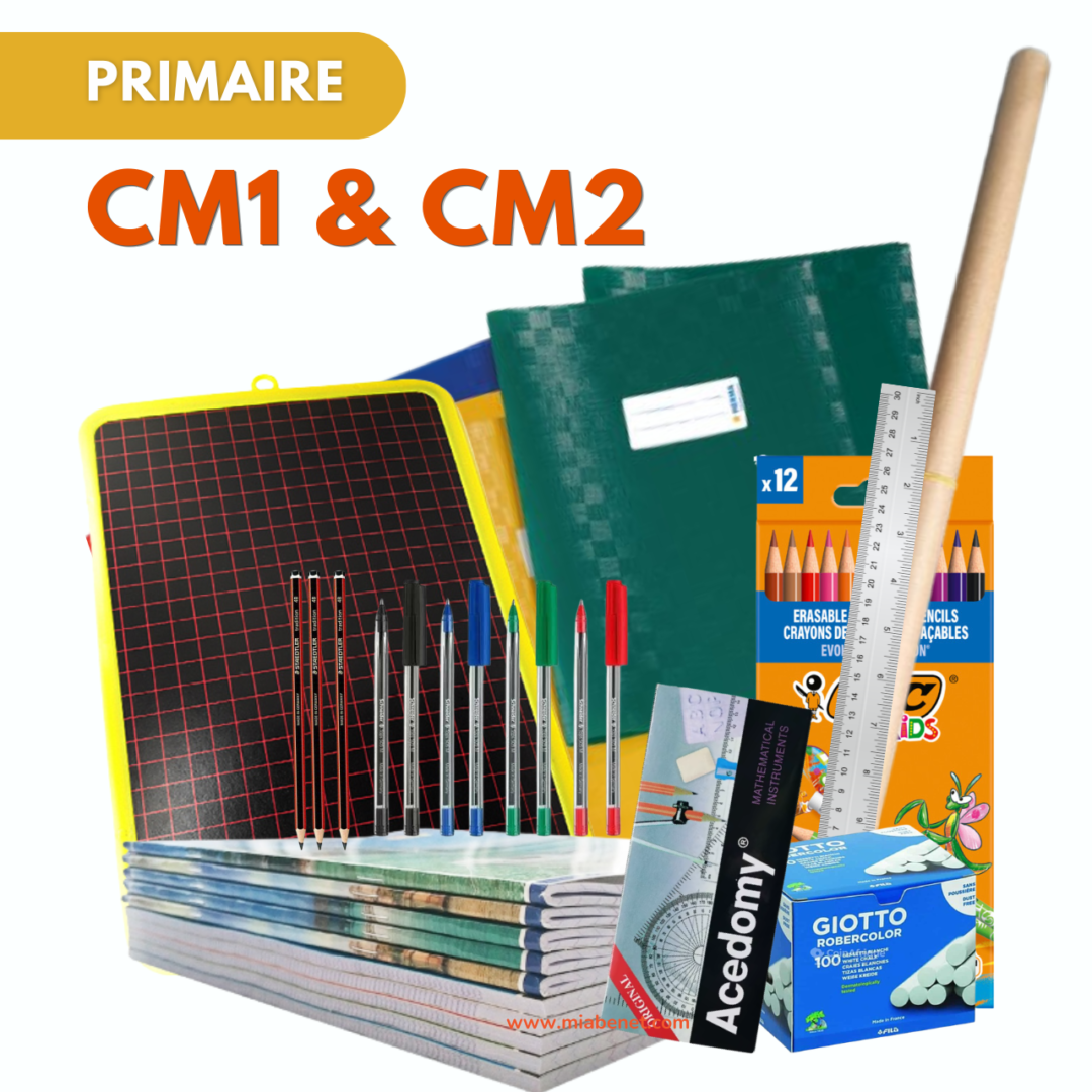 Pack Fournitures Scolaires CM1 & CM2
