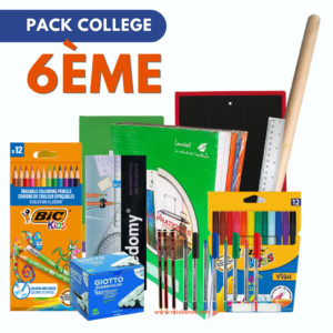 Pack collège classe de 6ème