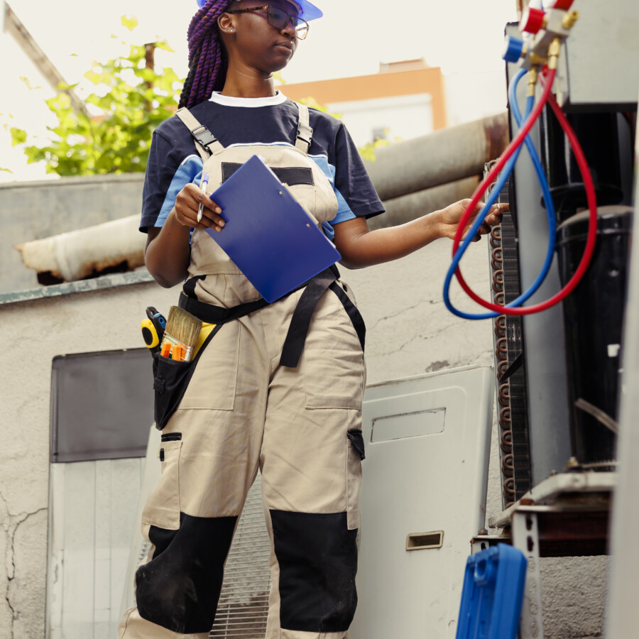 repairman-optimizes-hvac-system-efficacy